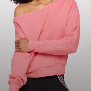 Spiritual Gangster Vida Off Shoulder Top - Coral